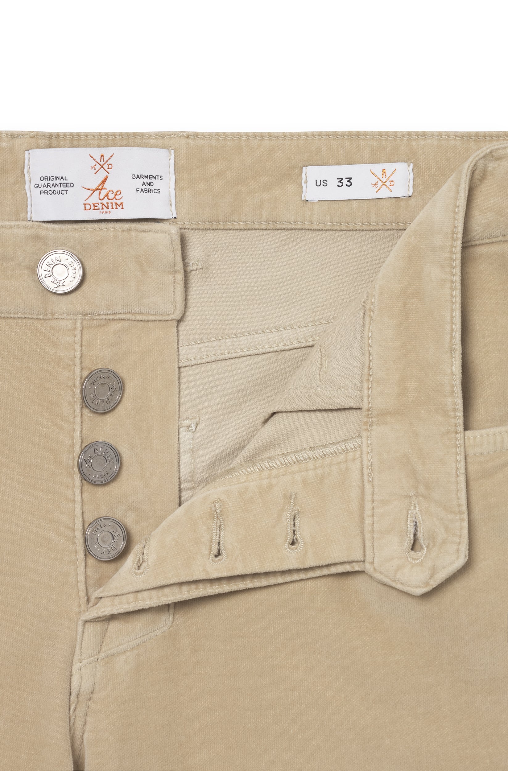 AD 20 - Beige Velvet Trousers