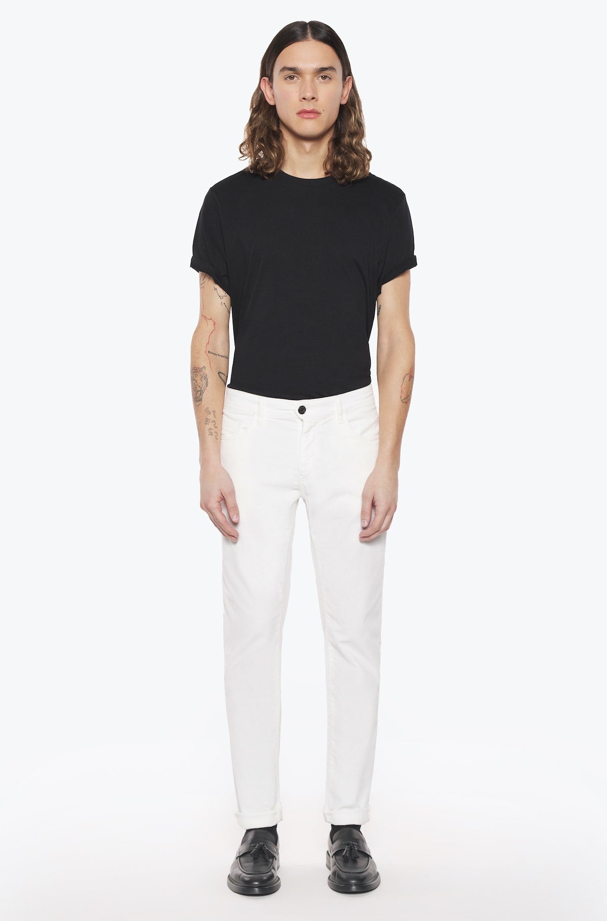 AD 20 - Pantalon Velvet Blanc Cassé