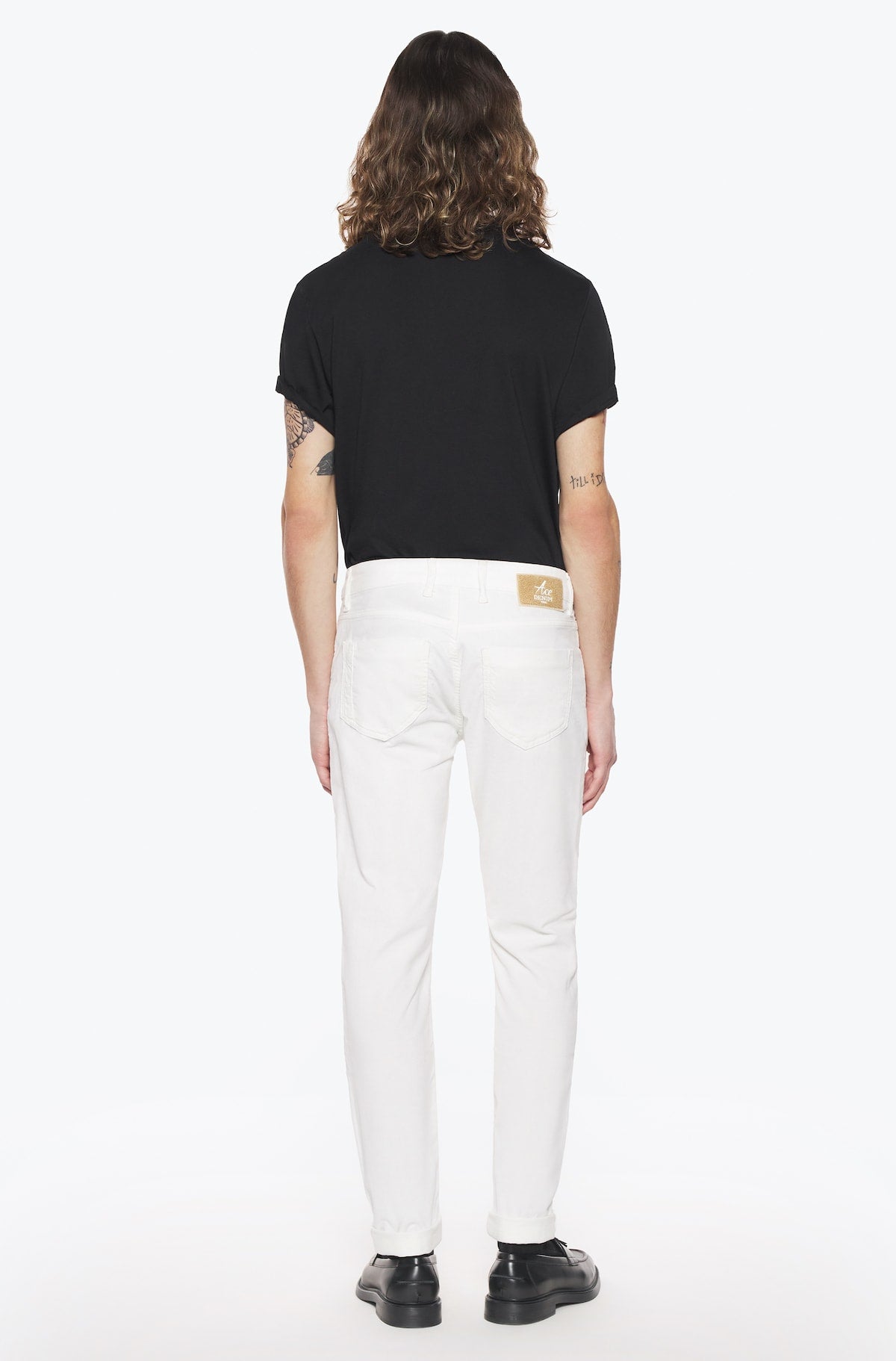 AD 20 - Pantalon Velvet Blanc Cassé