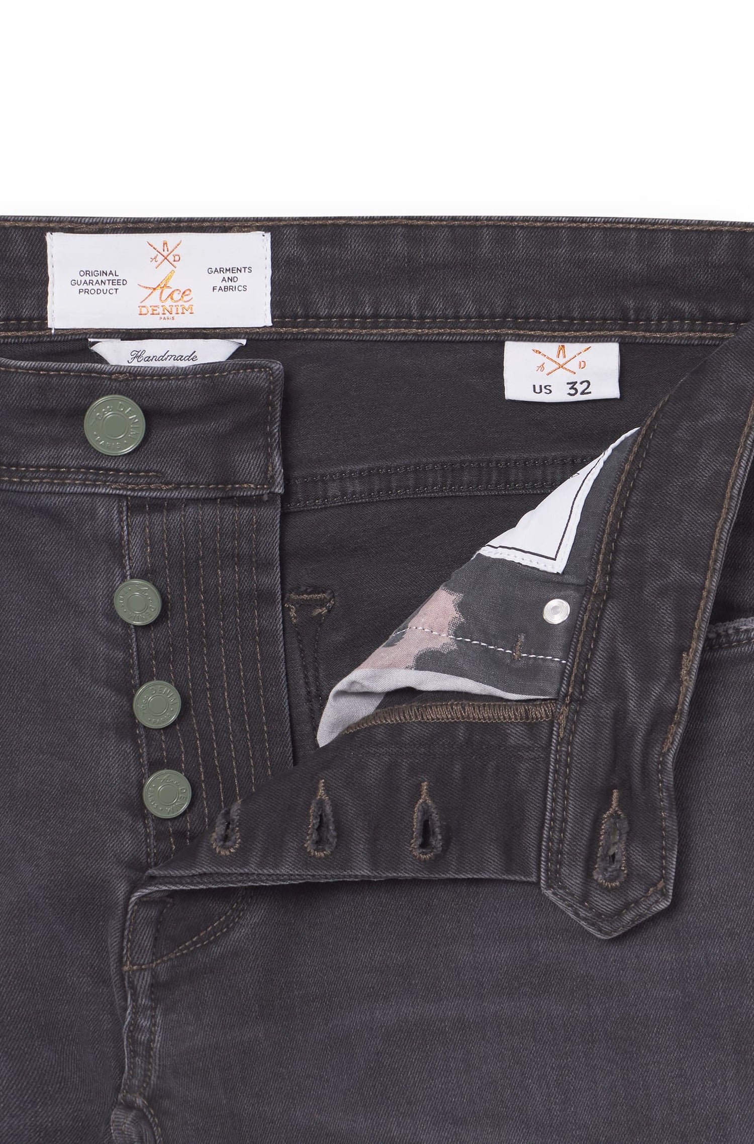 AD 34 Denim - Dark Grey/ Khaki