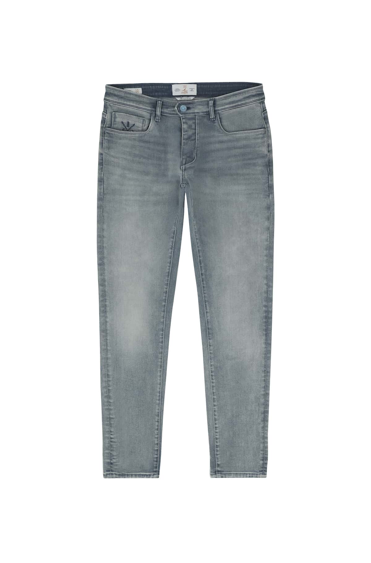 jeans slim homme bleu gris clair