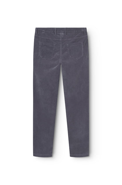 AD 88 - Pantalon Velours Gris Acier